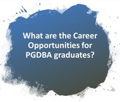 Career Opportunities for PGDBA