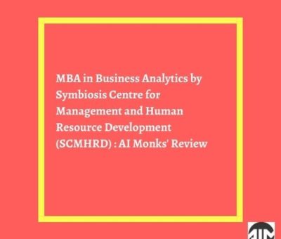 MBA in Business Analytics by Symbiosis