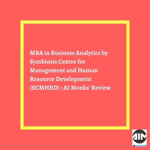 MBA in Business Analytics by Symbiosis