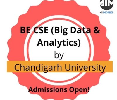 BE CSE (Big Data & Analytics) by Chandigarh University: Admission Alert