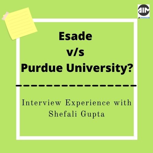 Esade vs Purdue University