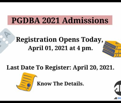 PGDBA Admissions 2021-2023